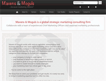 Tablet Screenshot of mavensandmoguls.com